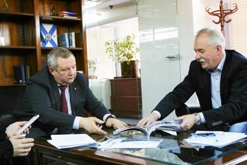Ю.Н. Жданов в гостях редакции, 26 декабря 2018 года