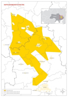 Карта Юзовского участка