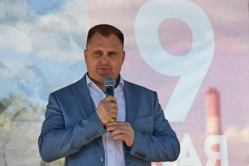 Глава управы района Северное Измайлово Д.Д. Дятленко, 8 мая 2018 года